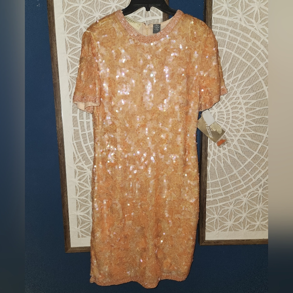Vintage NWT sequin sheath dress size 10